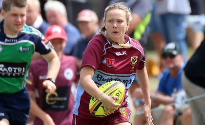 Emma Sykes of UQ Rugby Club Emma Sykes of UQ Rugby Club